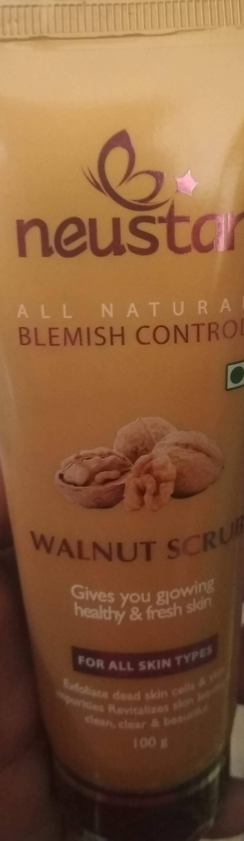 neustar walnut scrub 100ml elements